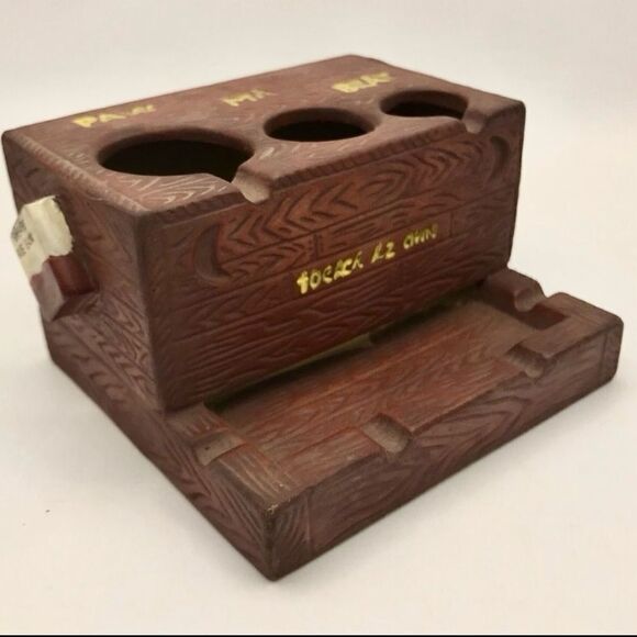 Ceramic Outhouse Commode Ashtray Rumpus Room Original by St Pierre & Patterson - Picture 7 of 16